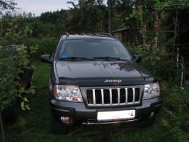 Дефлектор капота (мухобойка) Jeep Grand Cherokee (WJ) c 1999-2004 г.в. (Джип Гранд Чироки) Вип Тюнинг