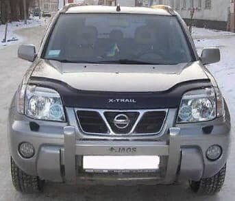 Дефлектор капота (мухобойка) NISSAN X-Trail с 2001-2006 г.в.кузов Т-30 (Ниссан Икс Трейл) Вип Тюнинг