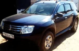 Дефлекторы окон (ветровики) Renault Duster 2011 (Рено Дастер) Кобра Тюнинг